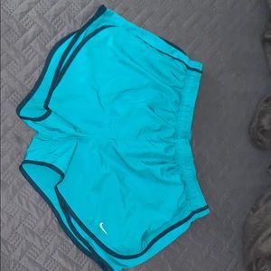 XL teal blue nike shorts